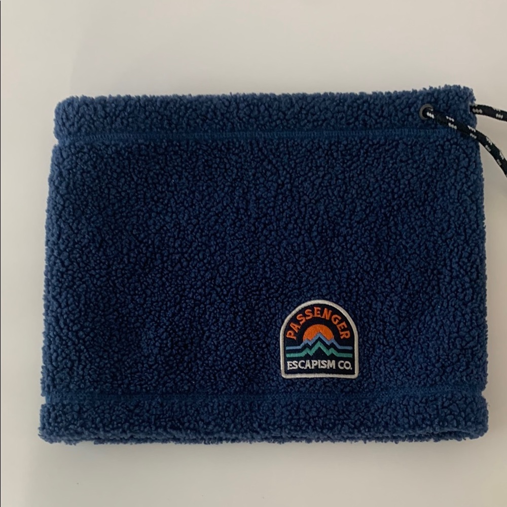 Passenger Escapism Co. Blue Fleece Neck Warmer